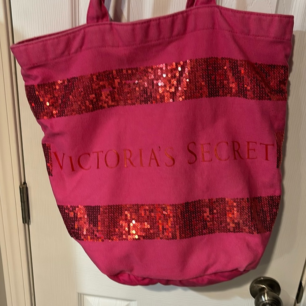 Vintage VS Pink Beach Bag
